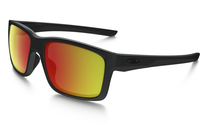 Oakley Mainlink - Matte Black / Ruby Iridium Polarized - OO9264-07 Zonnebril