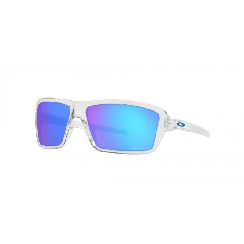 Oakley Cables Polished Clear / Prizm Sapphire Polarized OO9129-05