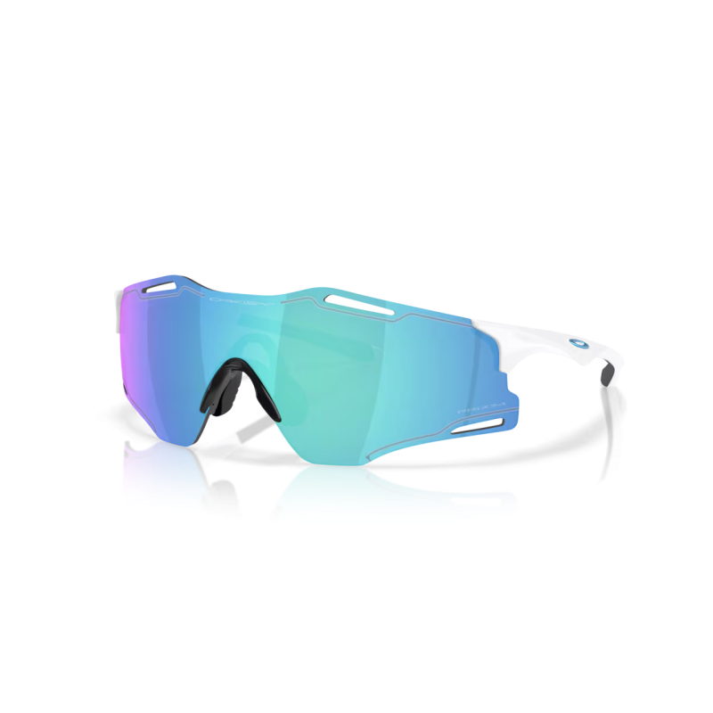 OAKLEY CYBR ZERO – POLISHED WHITE / PRIZM SAPPHIRE