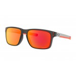 Oakley Holbrook Mix Ember Collection Matte Grey Smoke / Prizm Ruby - OO9384-1557