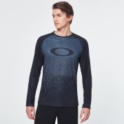 MTB LS Tech Tee Gry Pixel Print
