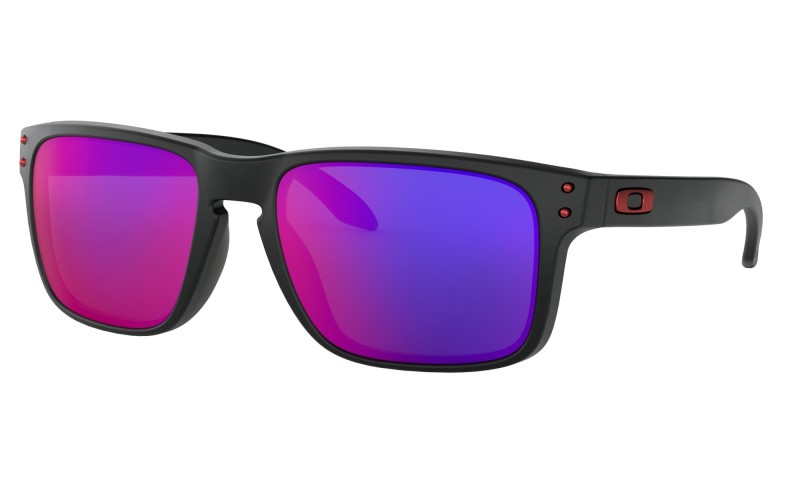 Oakley Holbrook Matte Black + +Red Iridium OO9102-36