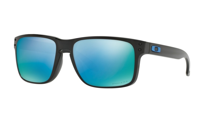 Oakley Holbrook - Polished Black / Prizm Deep Water Polarized - OO9102-C1 Zonnebril
