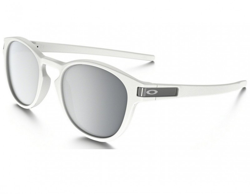 Oakley Latch - Matte White / Chrome Iridium - OO9265-16 Zonnebril