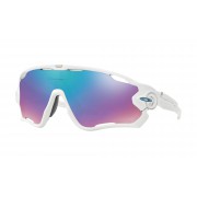 Oakley Jawbreaker Polished White / Prizm Sapphire Snow - OO9290-2132 Zonnebril